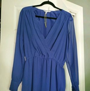 New BCBG Romper Nwot BCBG chiffon romper